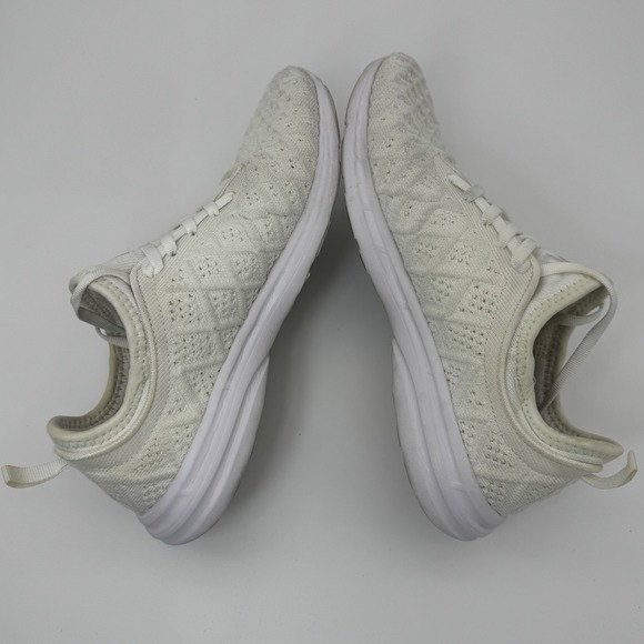 APL Unisex 3D StretchTechloom Phantom Sneaker White Cream US size Women 8.5 Men7 - Picture 6 of 11